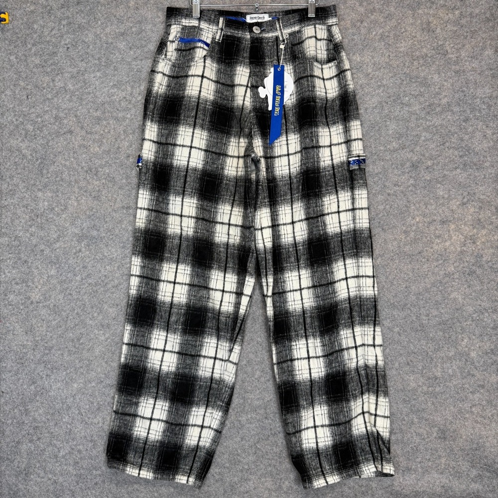 Joyrich x‎ Snoop Dogg Cholo Wool Blend Pants Mens Small Baggy Gray Collab Rare